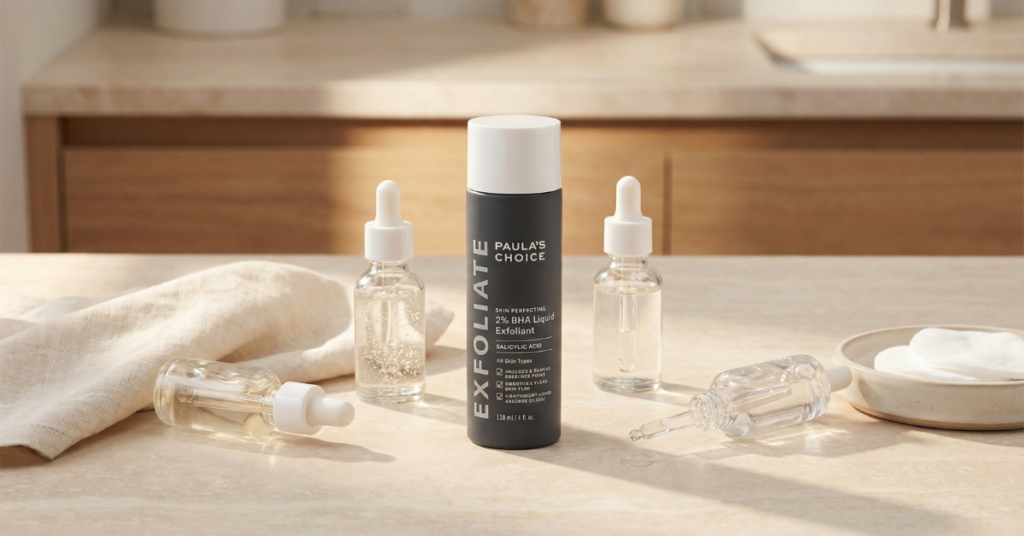 Paula’s Choice SKIN PERFECTING 2% BHA Liquid Exfoliant with salicylic acid for blackheads, enlarged pores, and smooth skin texture